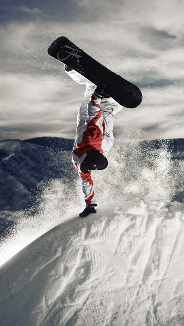 体育科罗拉多滑雪板的iPhone 5壁纸