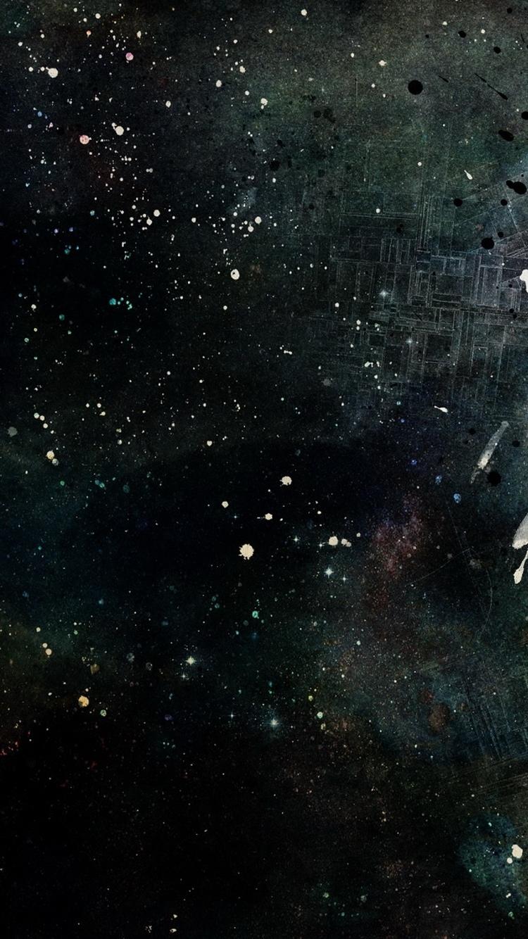 抽象的Grunge视图从空间纹理iPhone 6壁纸