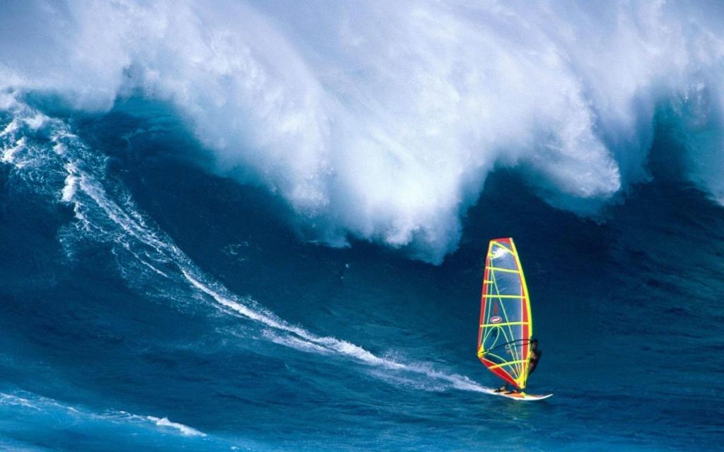 夏威夷冲浪的Mac壁纸