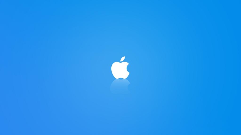 苹果Mac OS X蓝色Mac壁纸