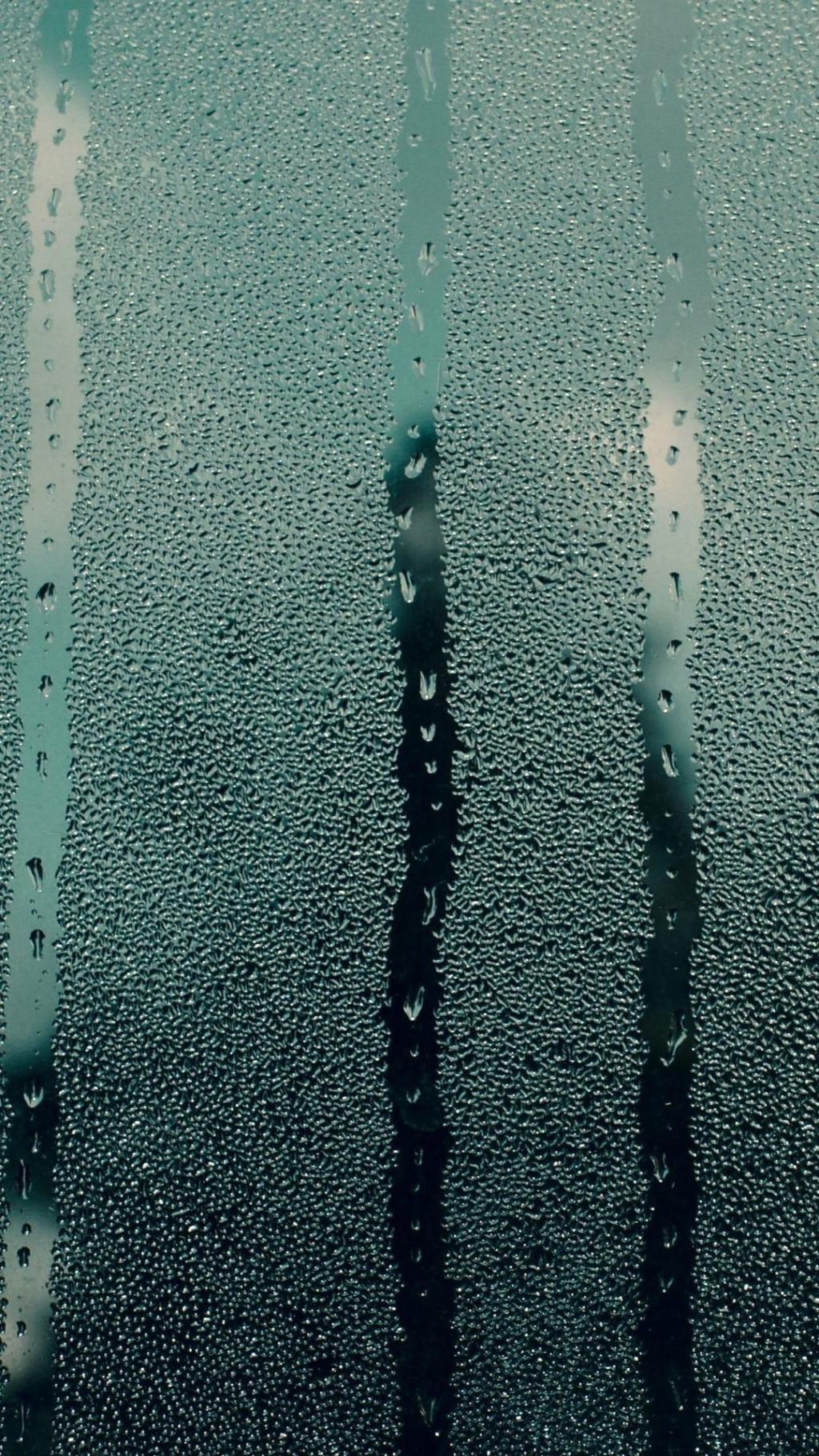 湿玻璃下降iPhone 6 Plus高清壁纸