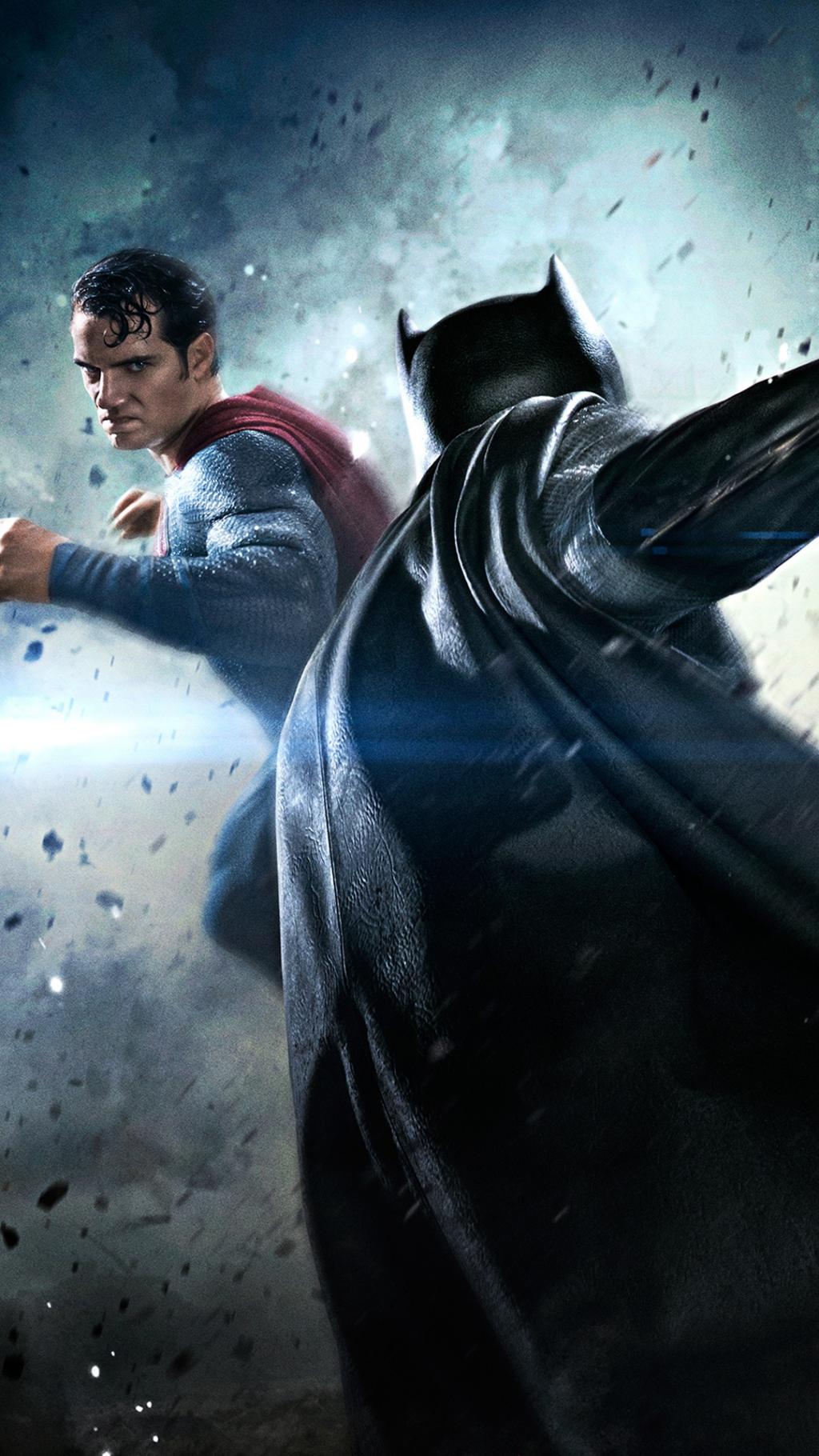 蝙蝠侠与超人电影扑灭iPhone 6 Plus高清壁纸