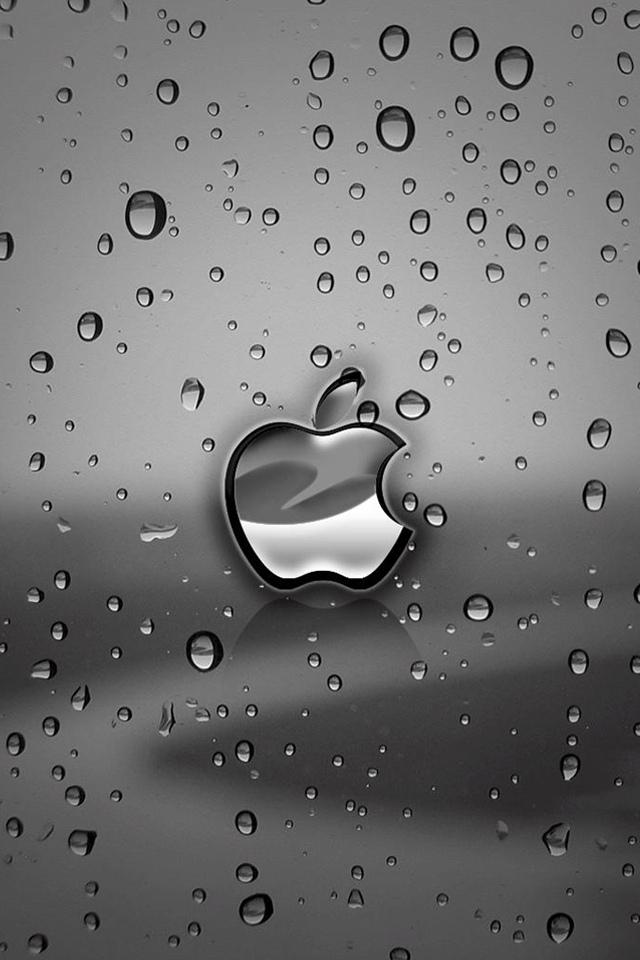 苹果雨iPhone壁纸