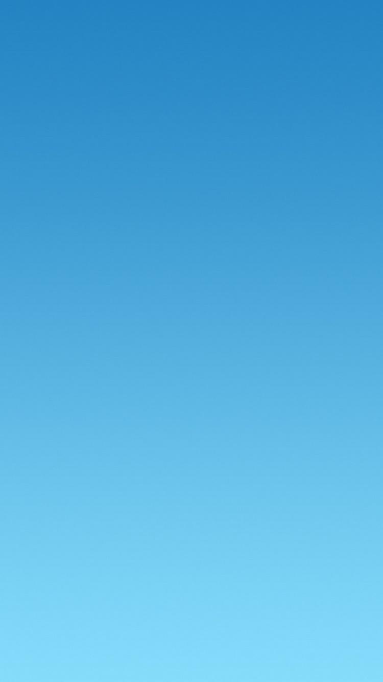 简单的新鲜的蓝色渐变iPhone 6壁纸