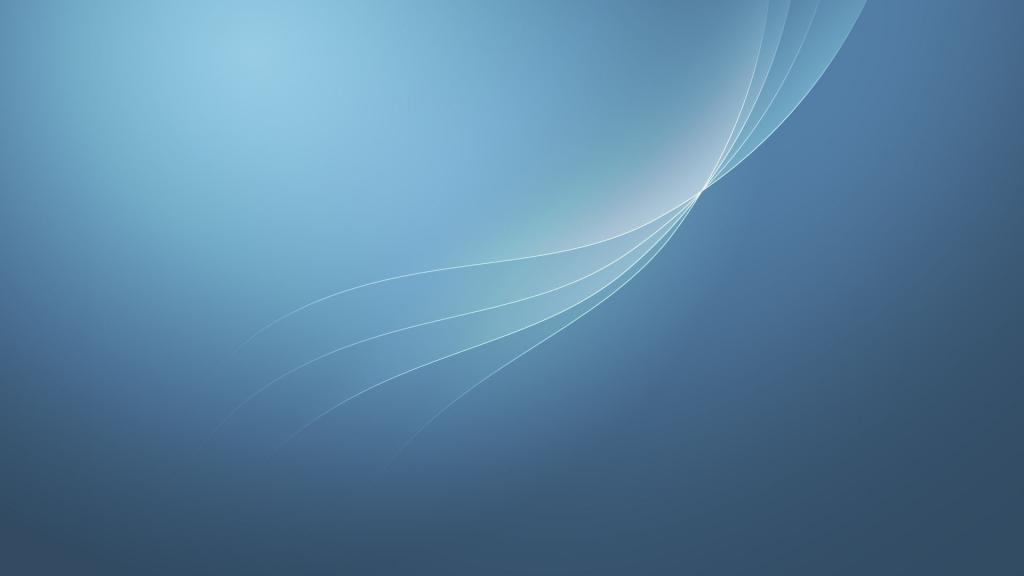 极简主义的蓝色Mac壁纸