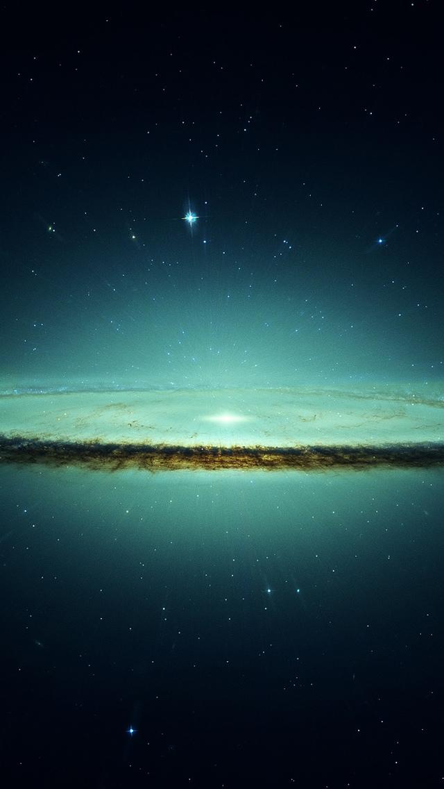 冷冻银河iPhone 5壁纸
