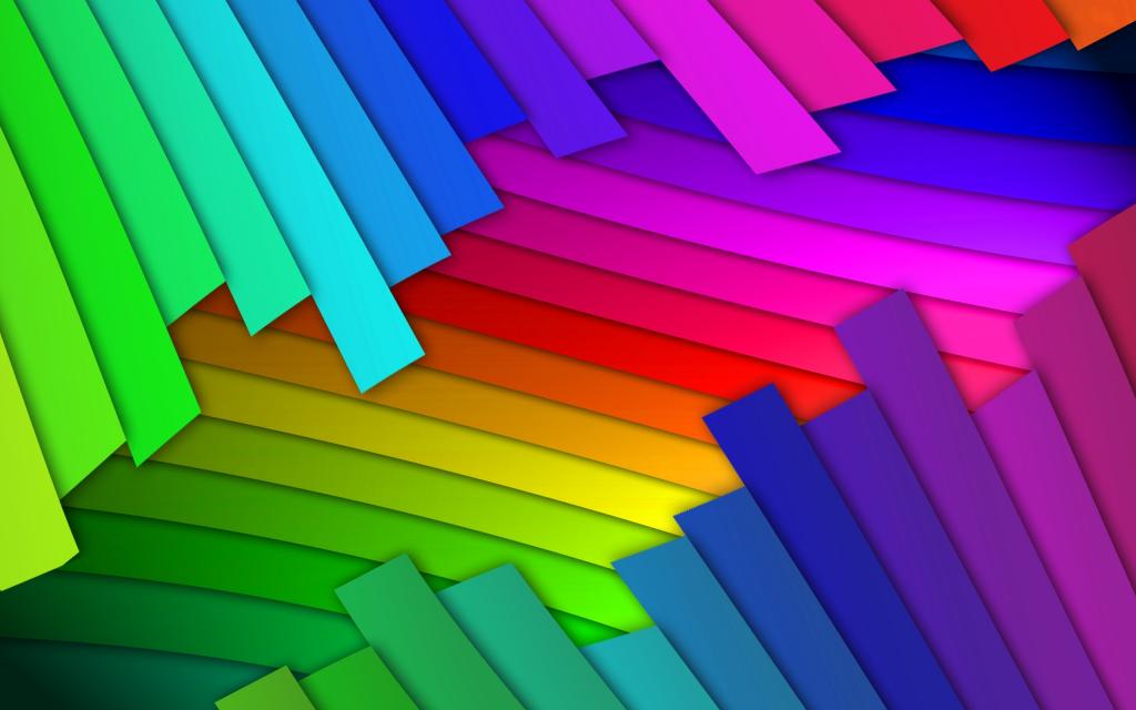 彩色的线条抽象的Mac壁纸