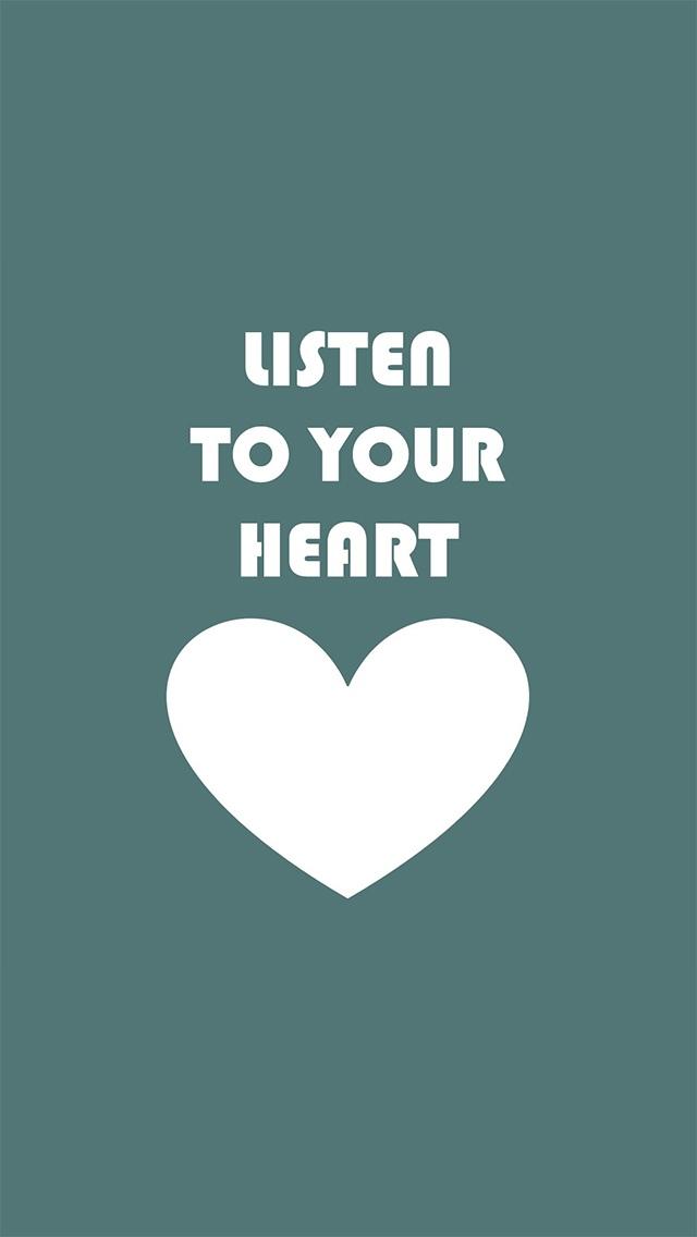 听你的心脏iPhone 5壁纸