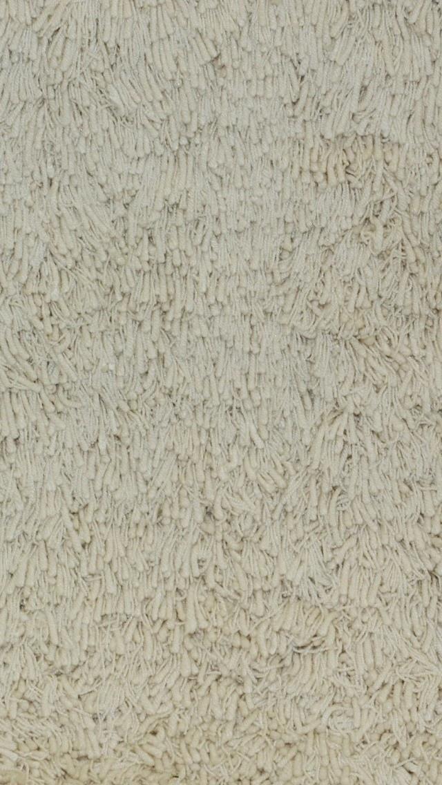 白色地毯毛皮纹理iPhone 5壁纸