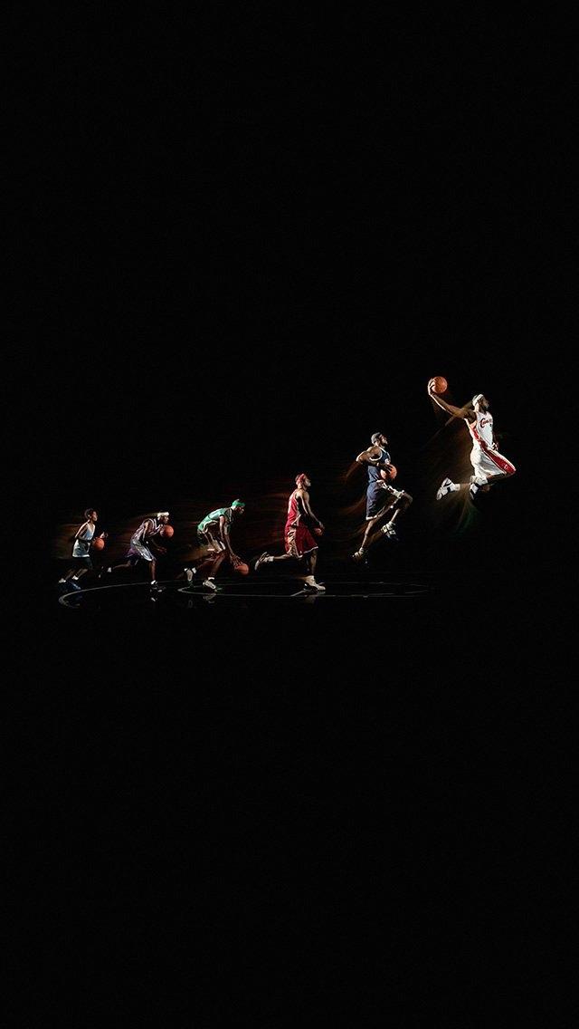 勒布朗詹姆斯NBA篮球超级巨星iPhone 5壁纸
