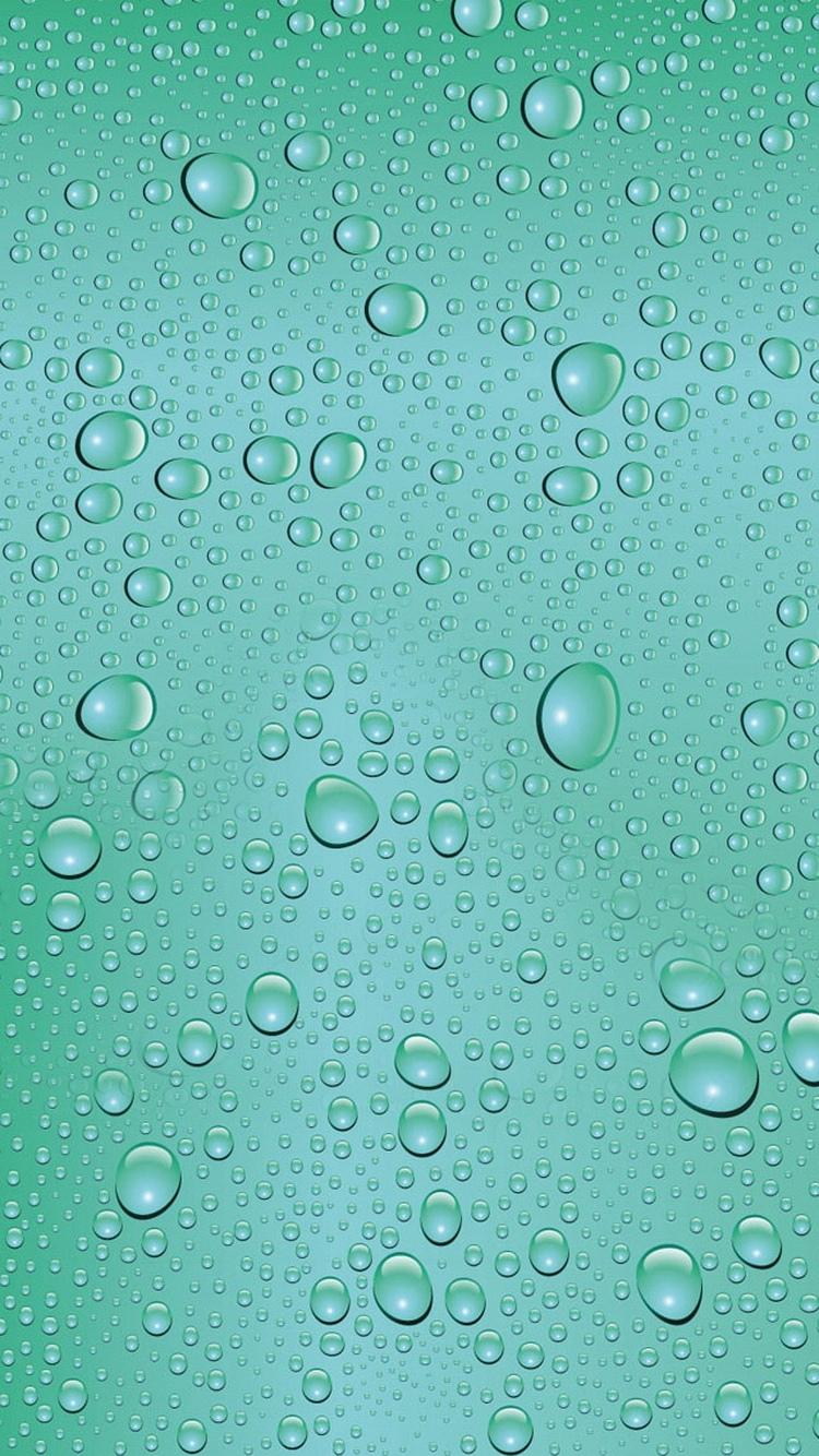 绿色水滴iphone 6壁纸 图片 Ios桌面
