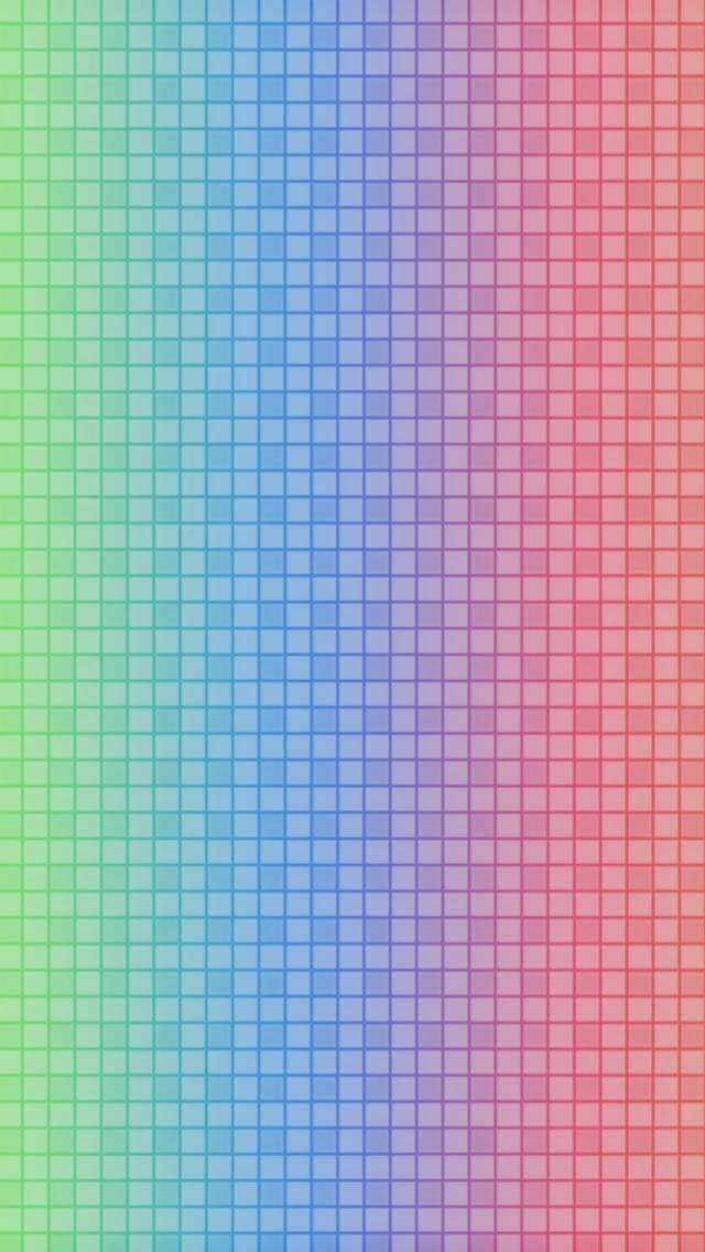 RGB渐变广场模式iPhone 5壁纸